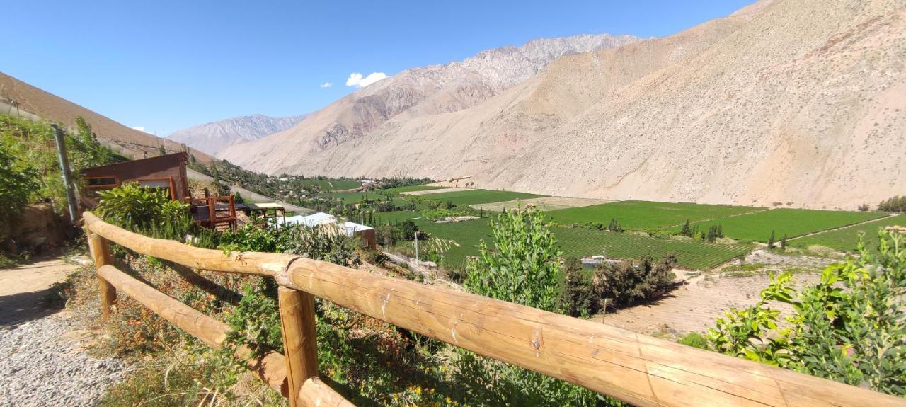 Casa Jardin De Hadas Con Vista Panoramica Pisco Elqui Bagian luar foto