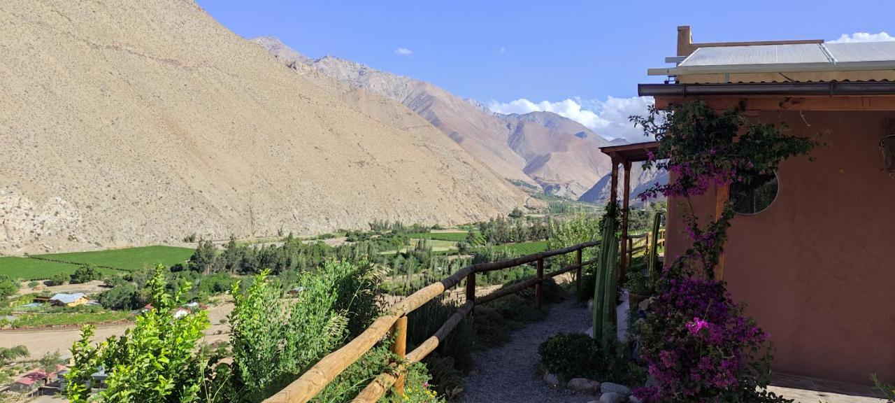 Casa Jardin De Hadas Con Vista Panoramica Pisco Elqui Bagian luar foto