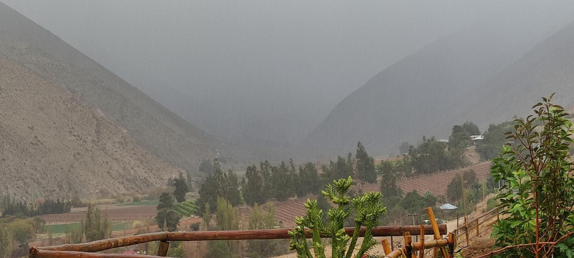 Casa Jardin De Hadas Con Vista Panoramica Pisco Elqui Bagian luar foto