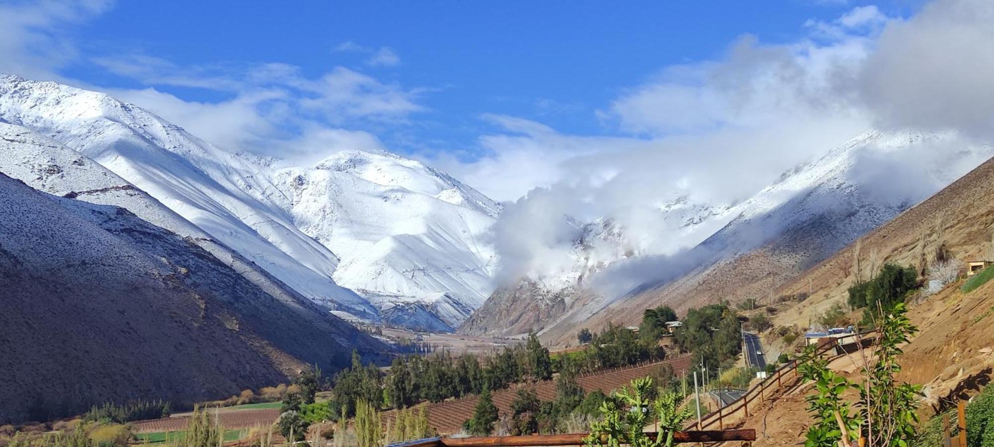 Casa Jardin De Hadas Con Vista Panoramica Pisco Elqui Bagian luar foto